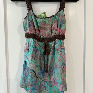 Multicolor Sleeveless Top
